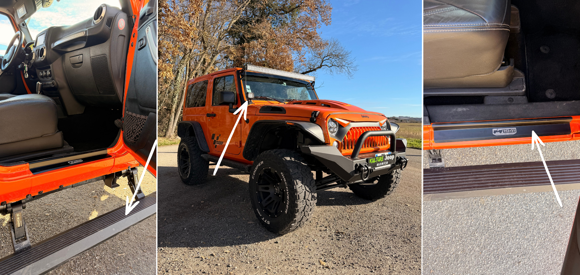  préparation sur un Jeep Wrangler JK 